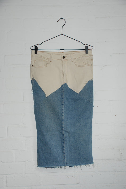 Re-worked Denim Skirt