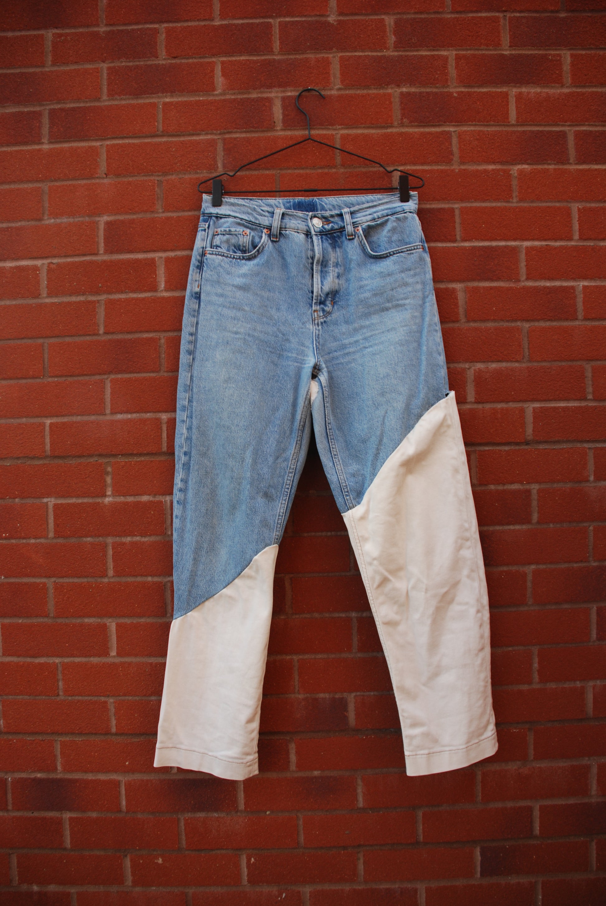 Re-worked Denim Jeans Front | Beatrice Bayliss