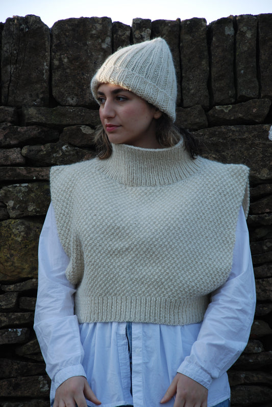 BB Chunky Cream Cotswold Sweater Vest