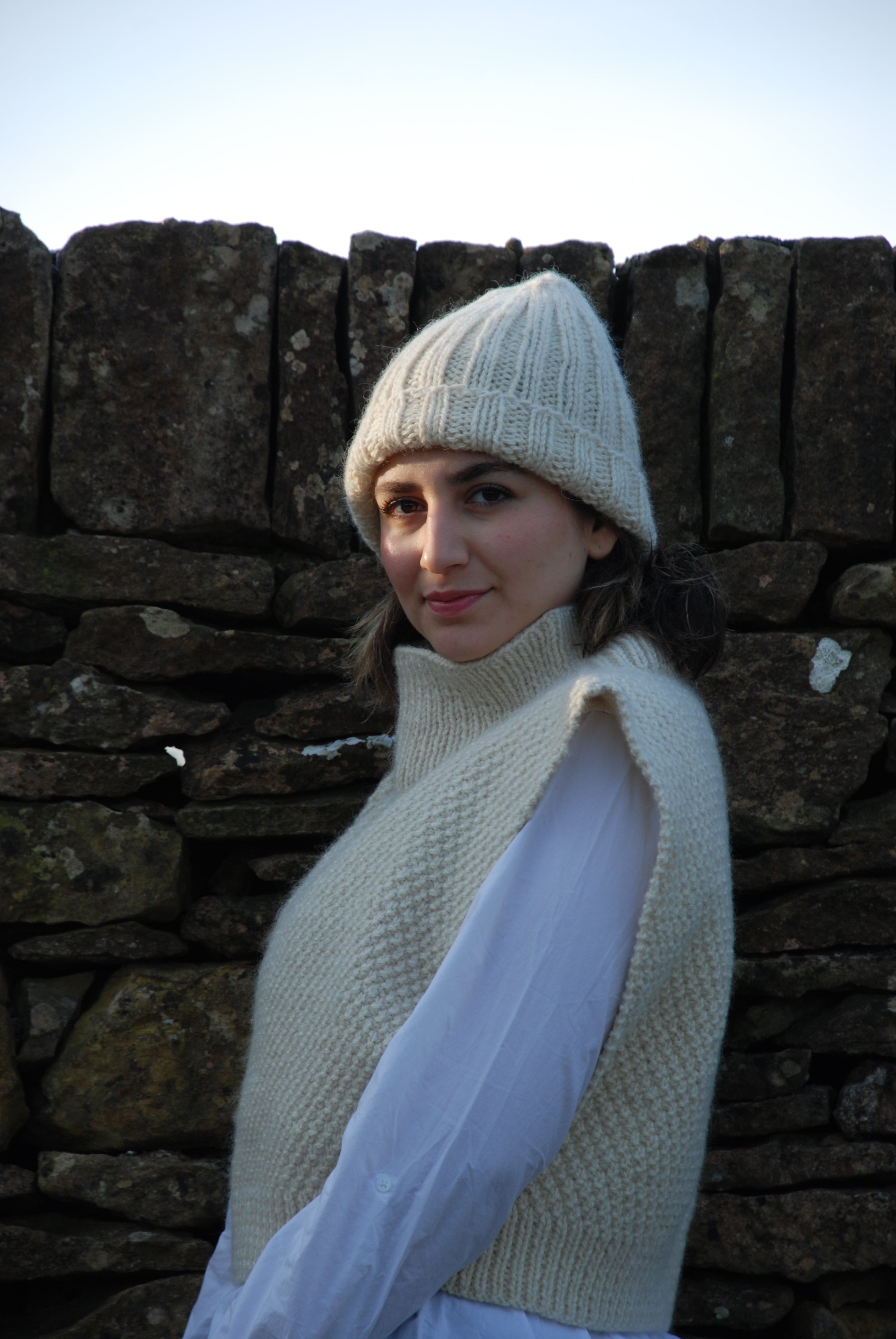 BB Chunky Cream Cotswold Sweater Vest