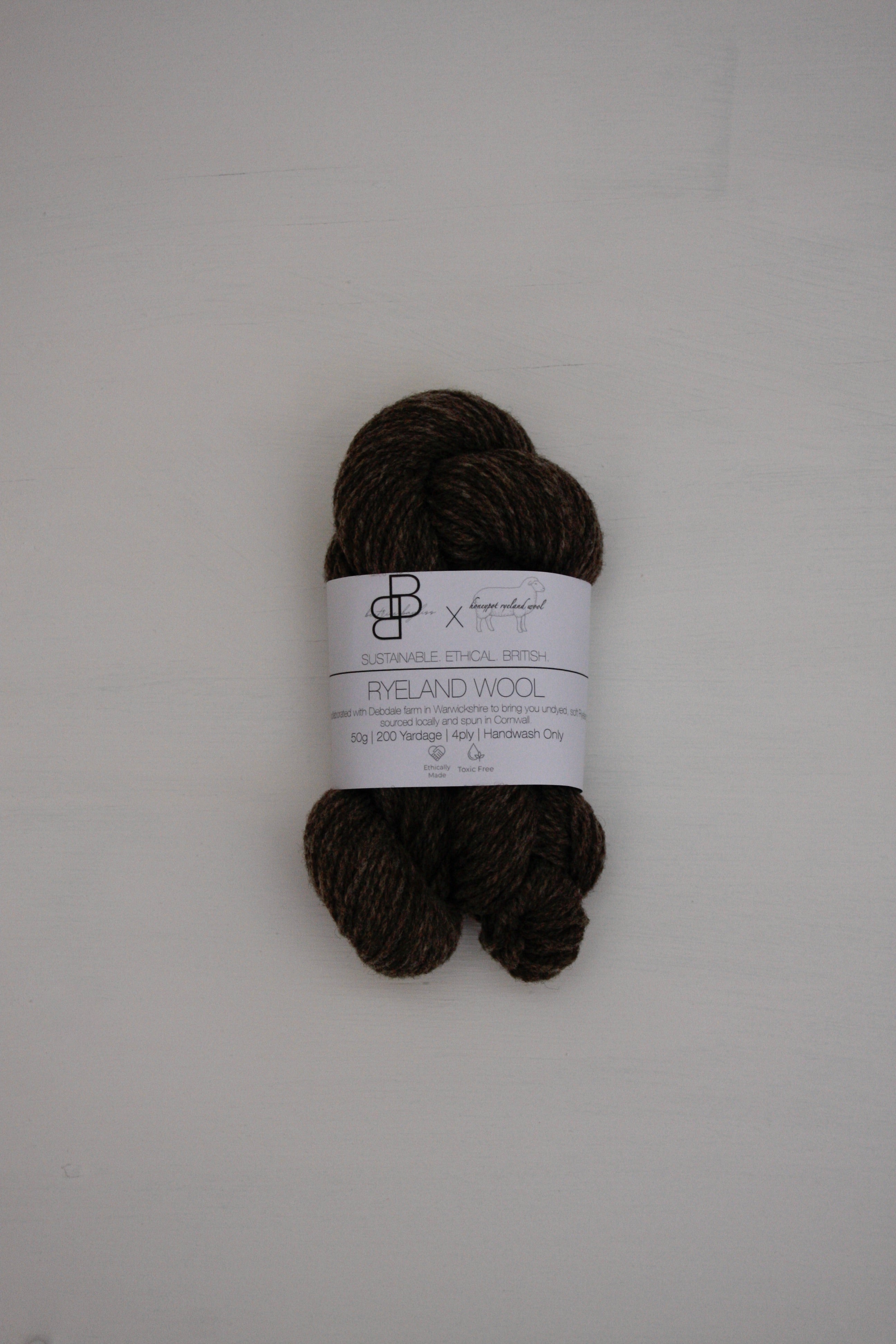 BB x Honeypot Ryeland Wool 4ply 50g