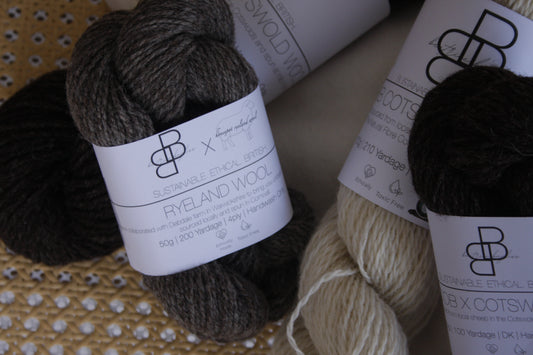 BB x Honeypot Ryeland Wool 4ply 50g
