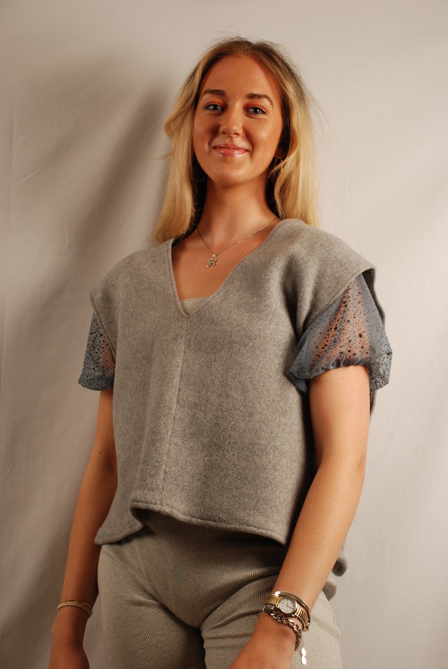 India Vest Model Front | Beatrice Bayliss