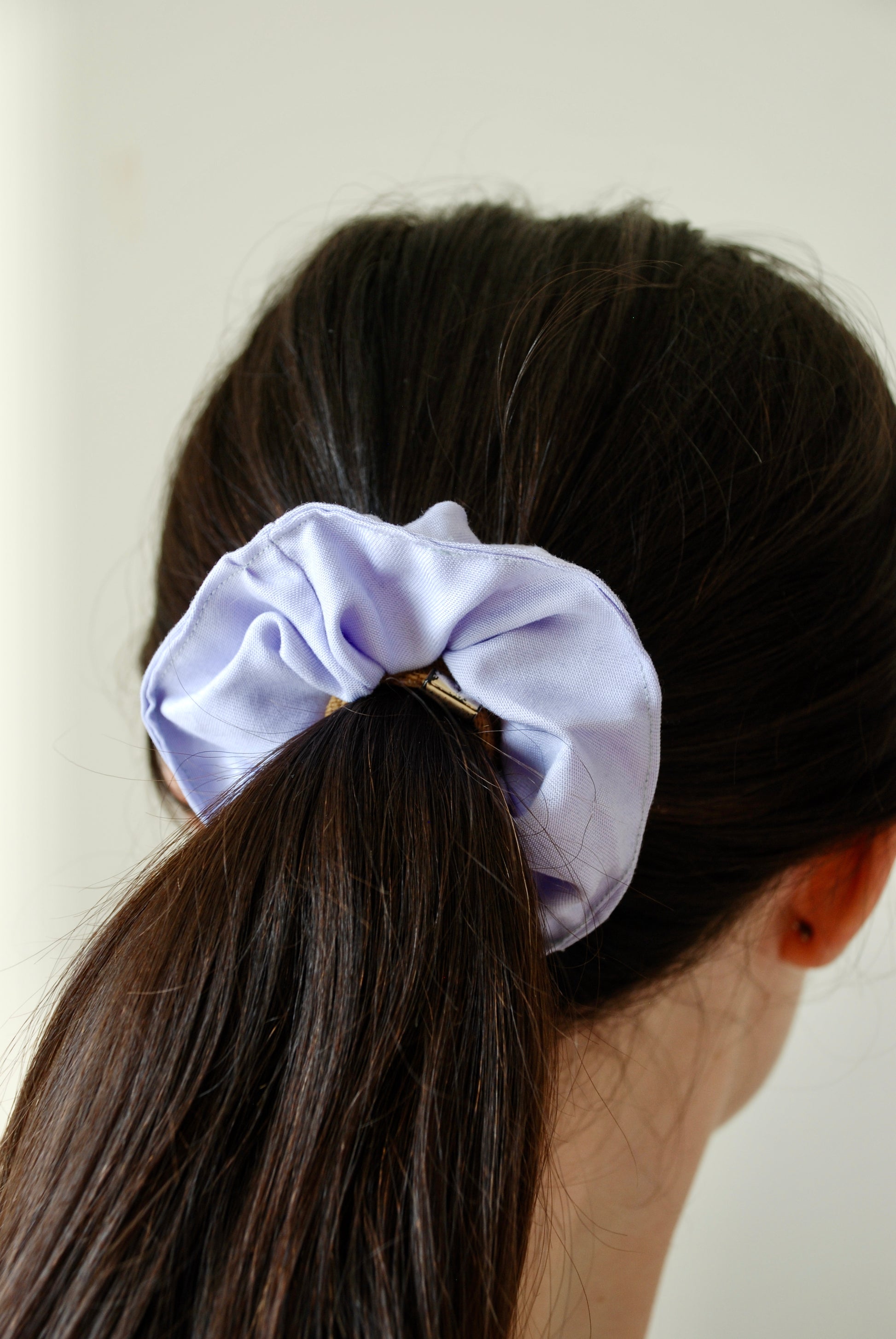 Lilac Scrunchie Front | Beatrice Bayliss