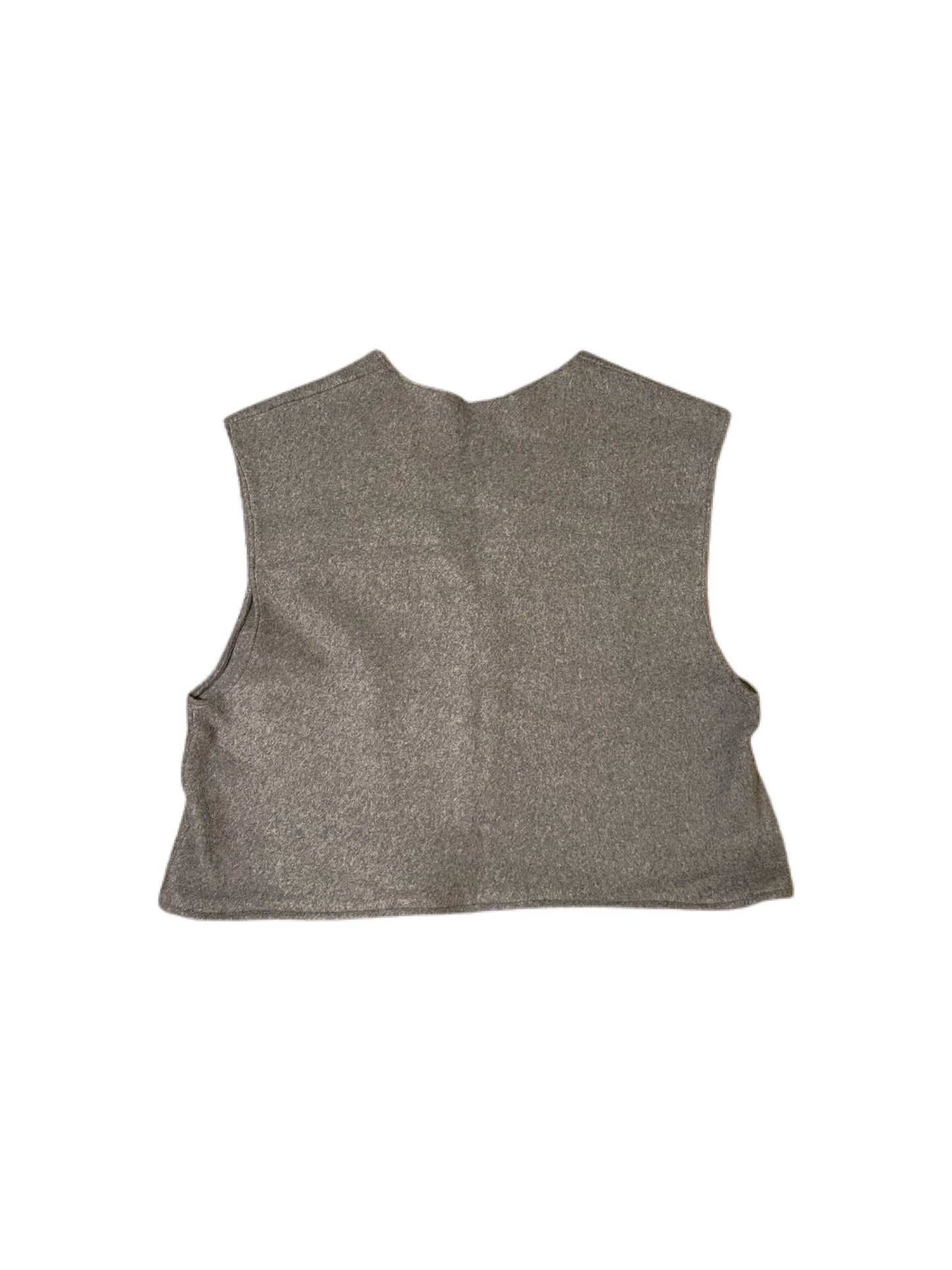 Grey Vest Product Back | Beatrice Bayliss