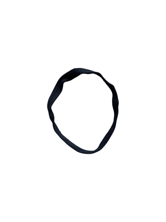 Ribbed Black Headband Product Front | Beatrice Bayliss