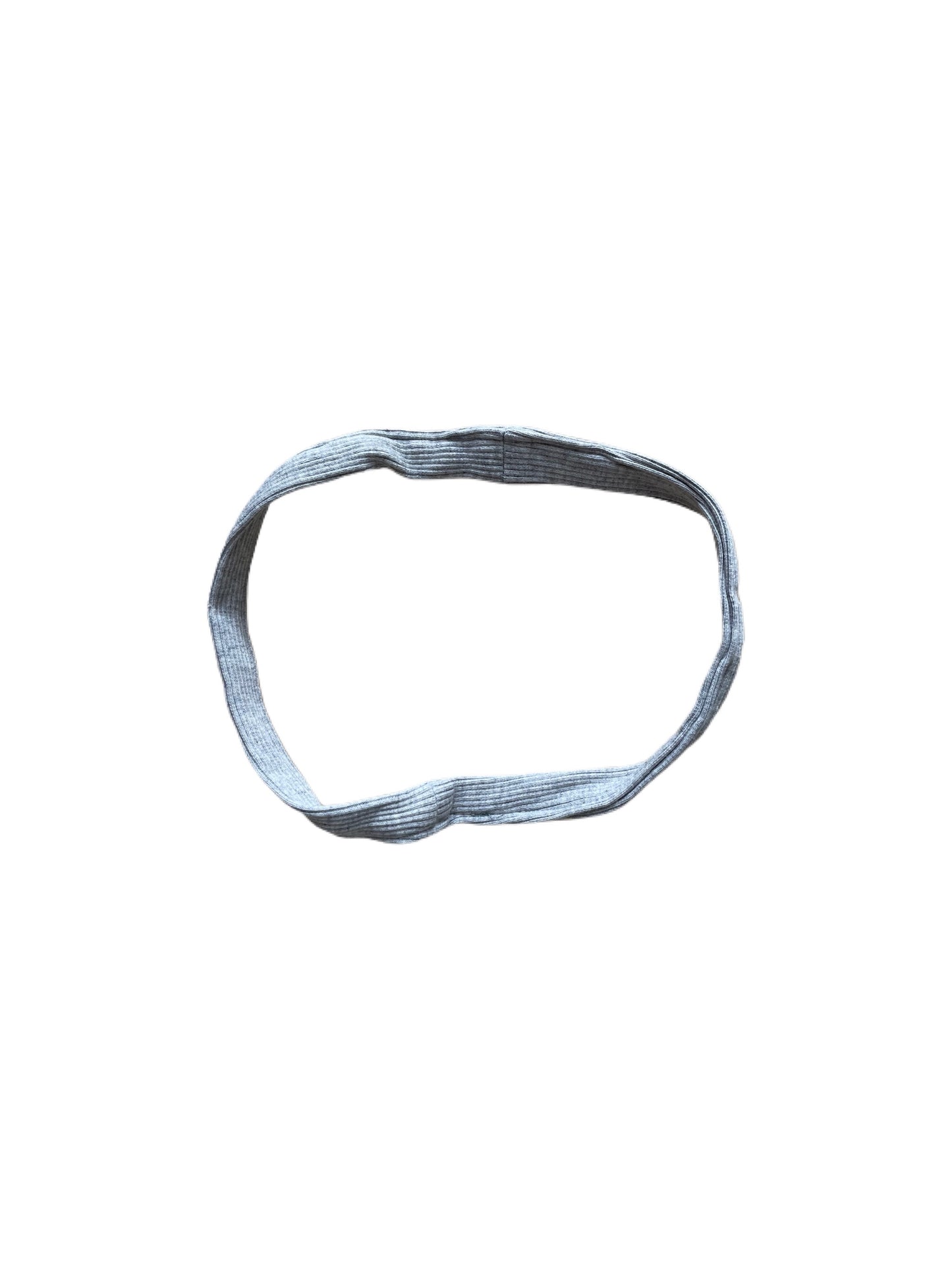 Ribbed Grey Headband Product Front | Beatrice Bayliss