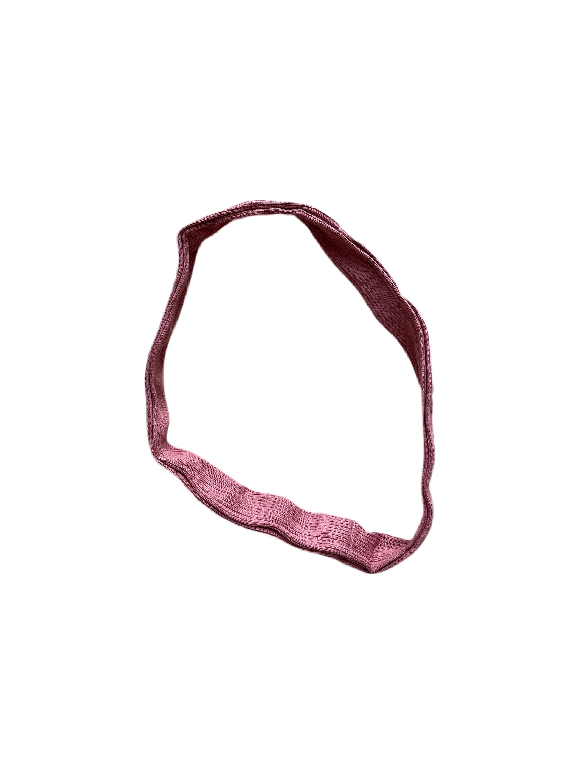 Ribbed Pink Headband Product Front | Beatrice Bayliss